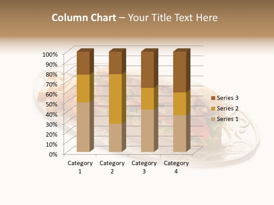 Barbecue Onion Cow PowerPoint Template