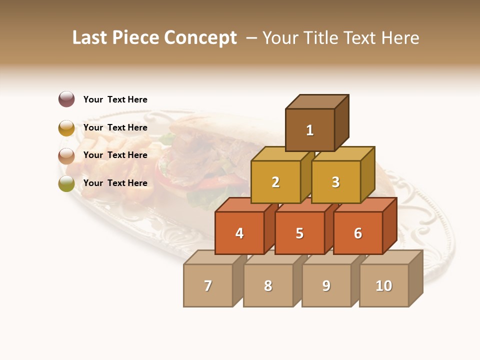 Barbecue Onion Cow PowerPoint Template