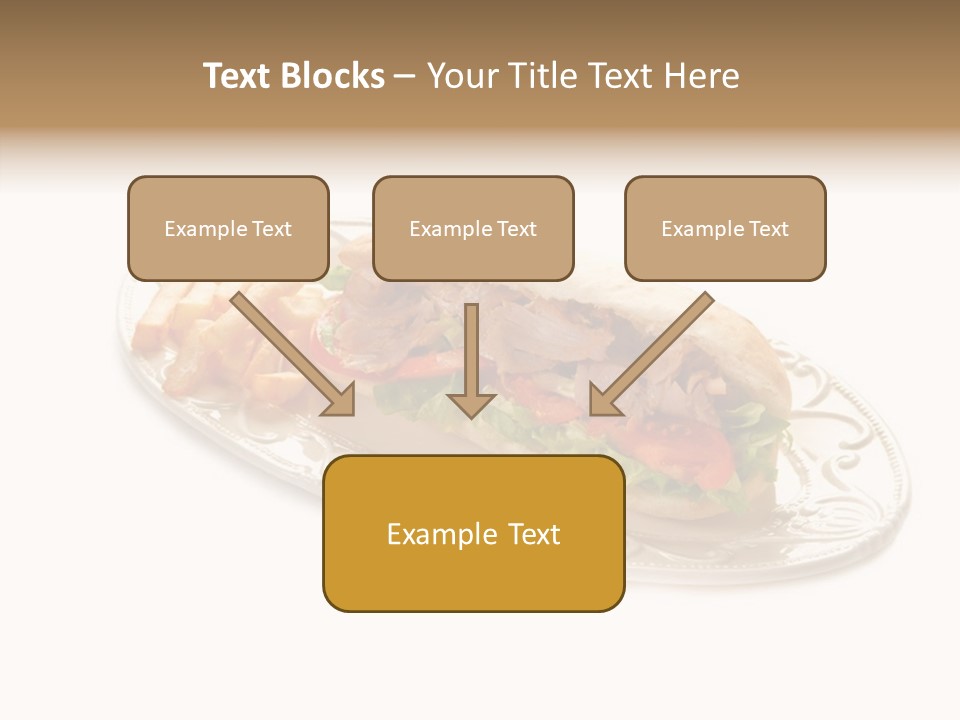 Barbecue Onion Cow PowerPoint Template