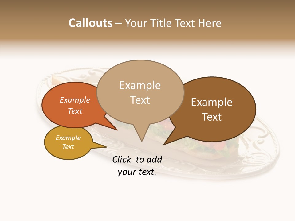 Barbecue Onion Cow PowerPoint Template