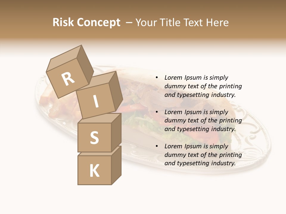 Barbecue Onion Cow PowerPoint Template