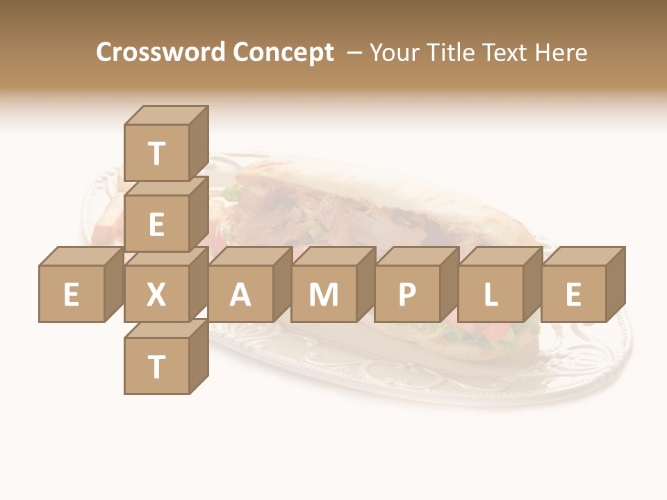 Barbecue Onion Cow PowerPoint Template