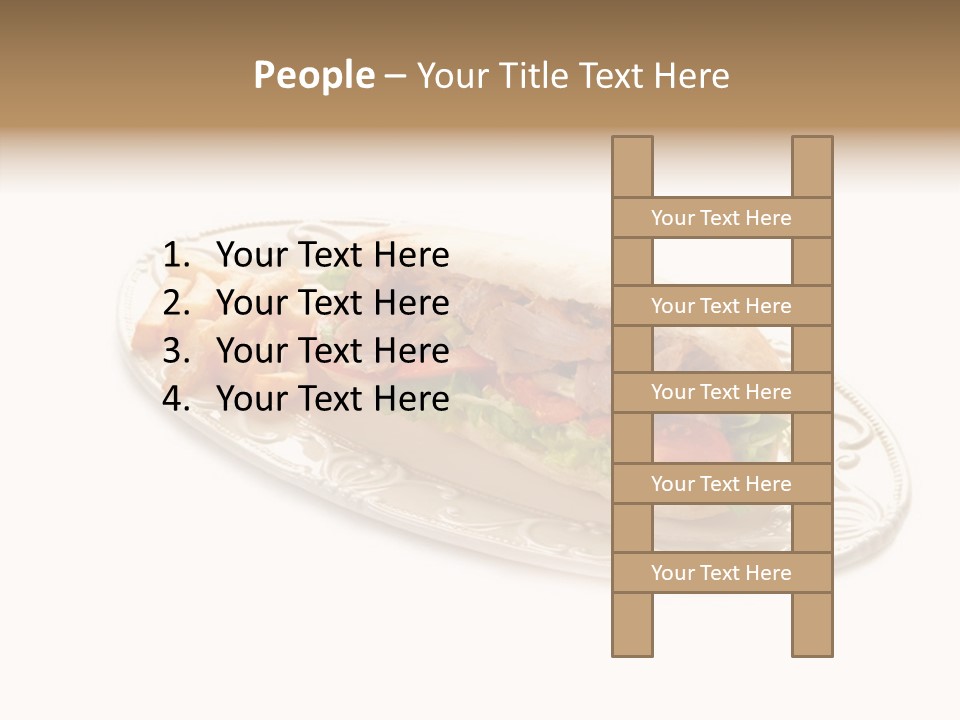 Barbecue Onion Cow PowerPoint Template