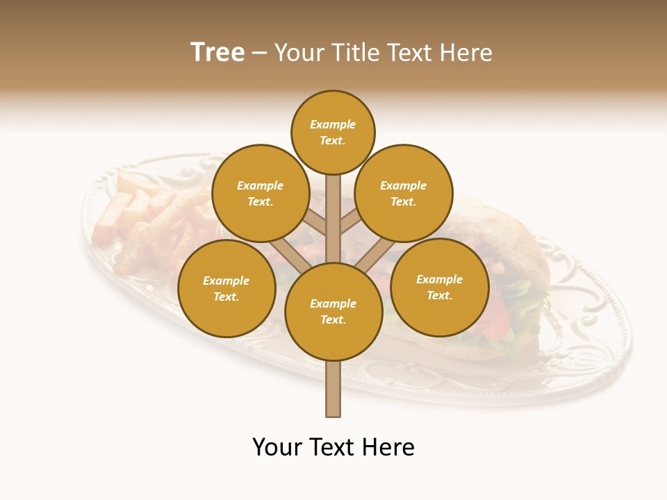 Barbecue Onion Cow PowerPoint Template