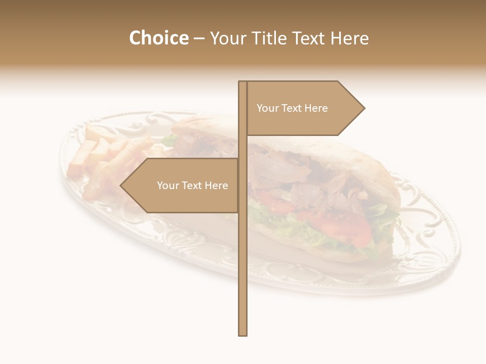 Barbecue Onion Cow PowerPoint Template