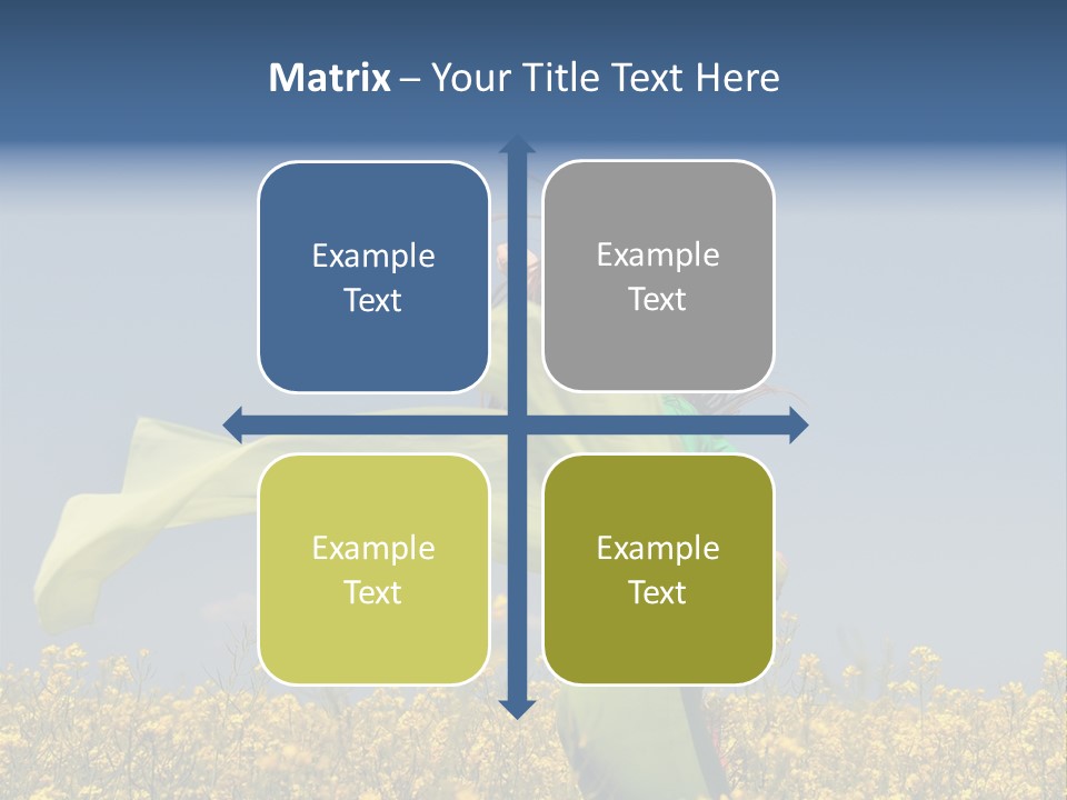 Cute Smiling Sky PowerPoint Template