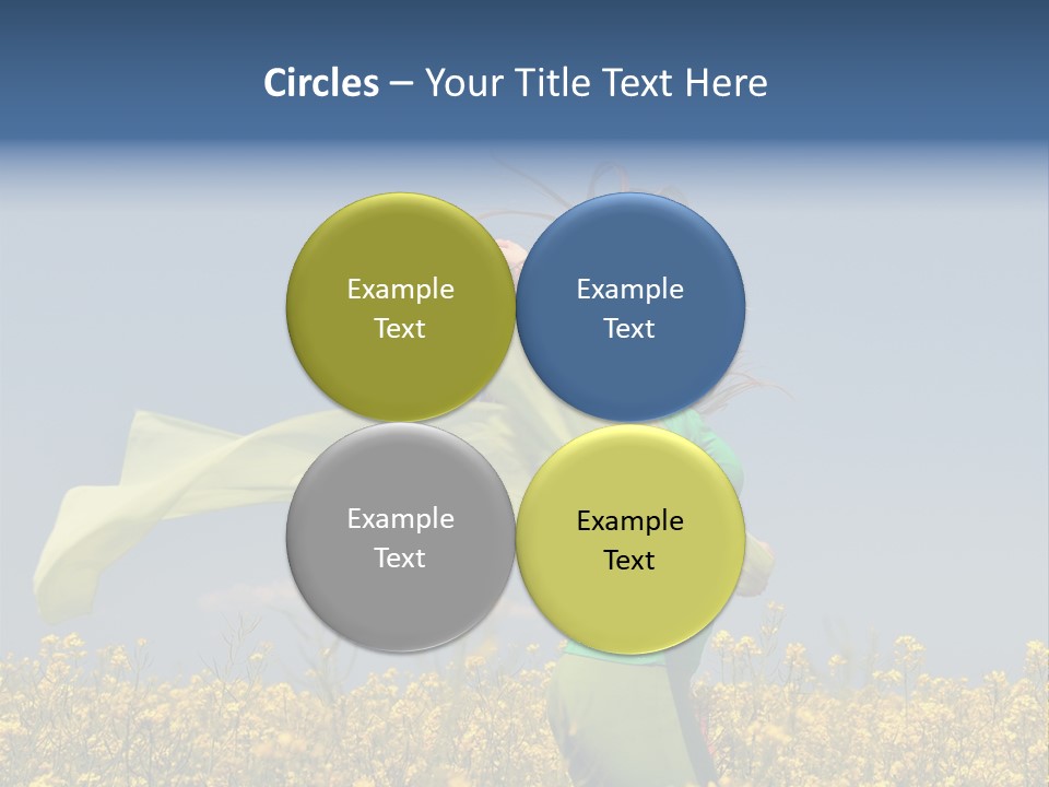 Cute Smiling Sky PowerPoint Template