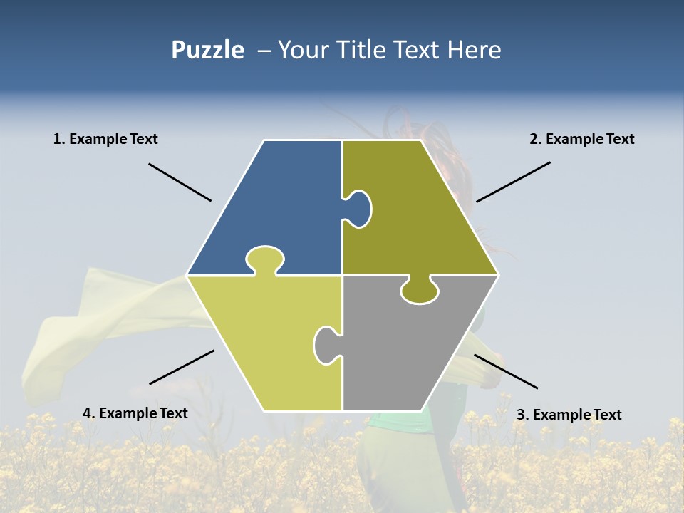 Cute Smiling Sky PowerPoint Template