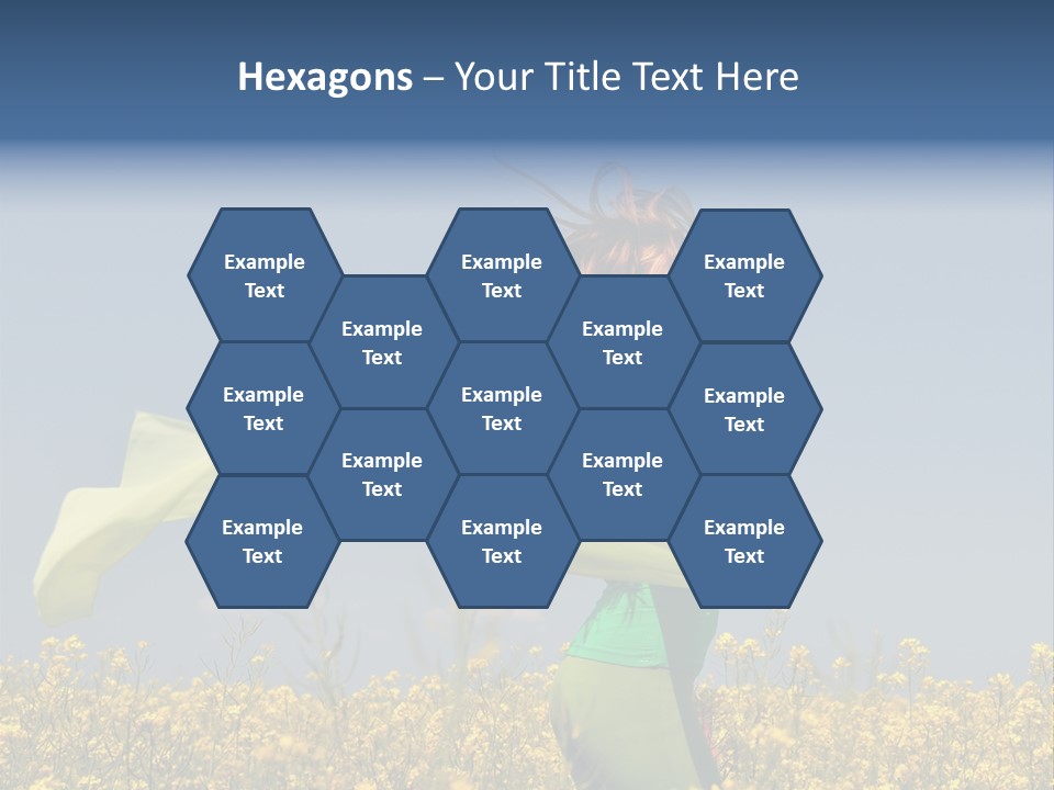 Cute Smiling Sky PowerPoint Template