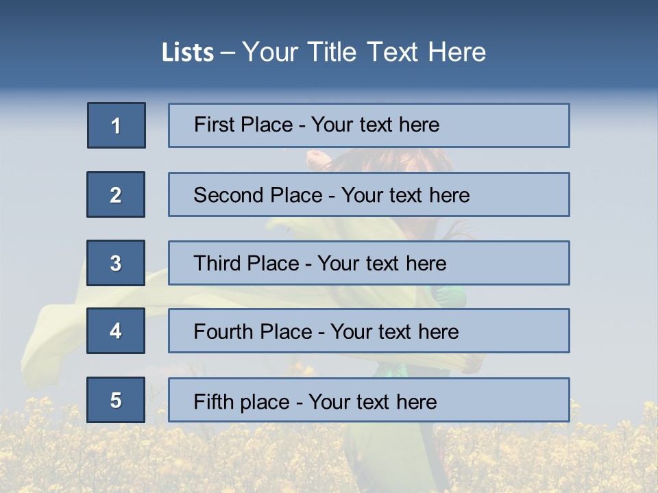 Cute Smiling Sky PowerPoint Template