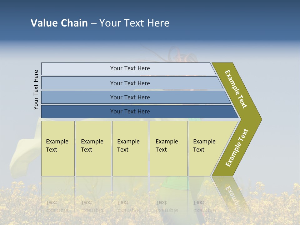 Cute Smiling Sky PowerPoint Template