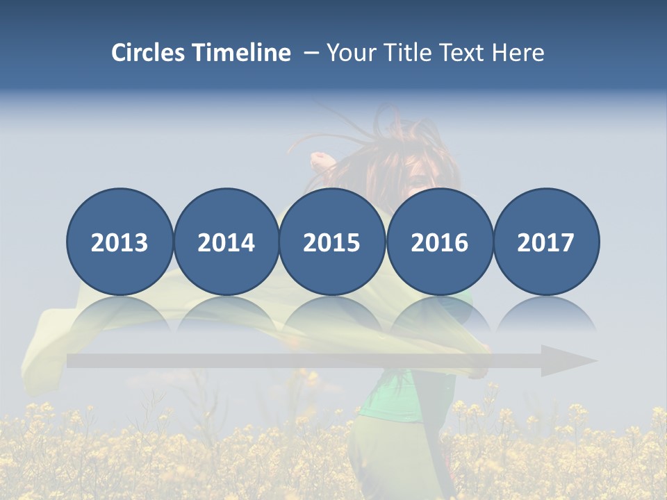 Cute Smiling Sky PowerPoint Template