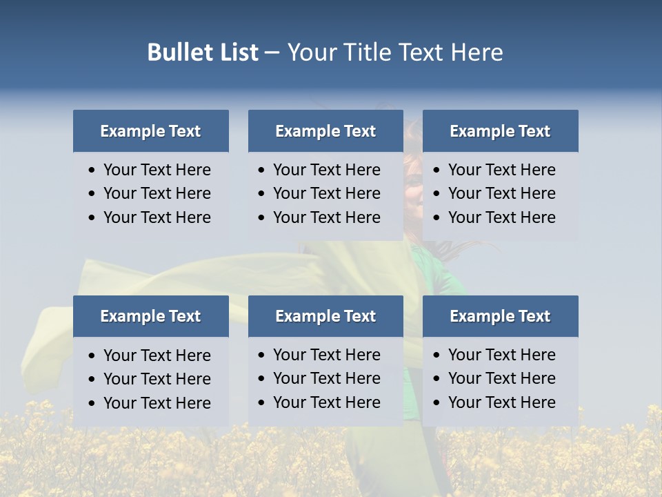 Cute Smiling Sky PowerPoint Template