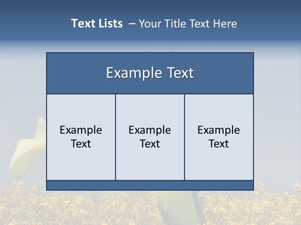 Cute Smiling Sky PowerPoint Template