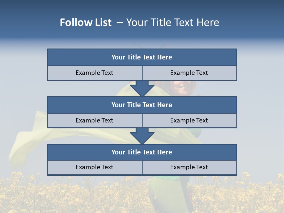 Cute Smiling Sky PowerPoint Template