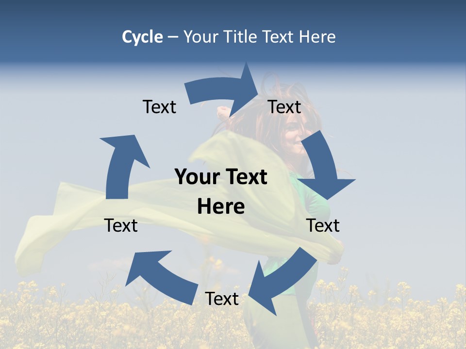 Cute Smiling Sky PowerPoint Template