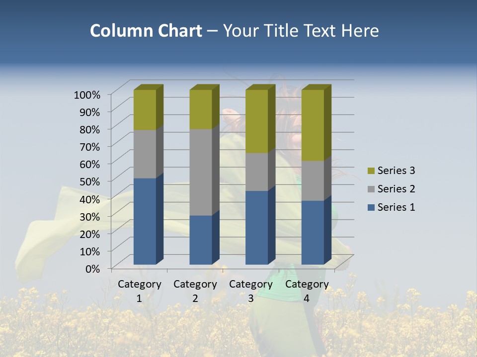 Cute Smiling Sky PowerPoint Template