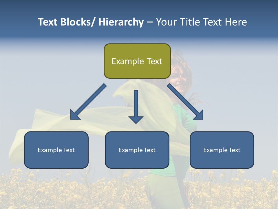 Cute Smiling Sky PowerPoint Template