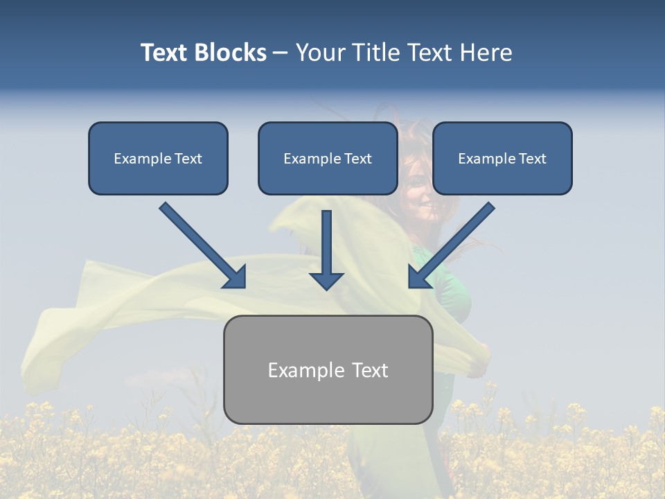 Cute Smiling Sky PowerPoint Template