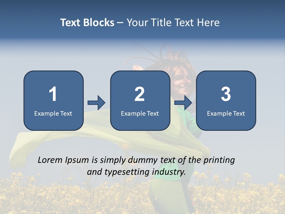 Cute Smiling Sky PowerPoint Template