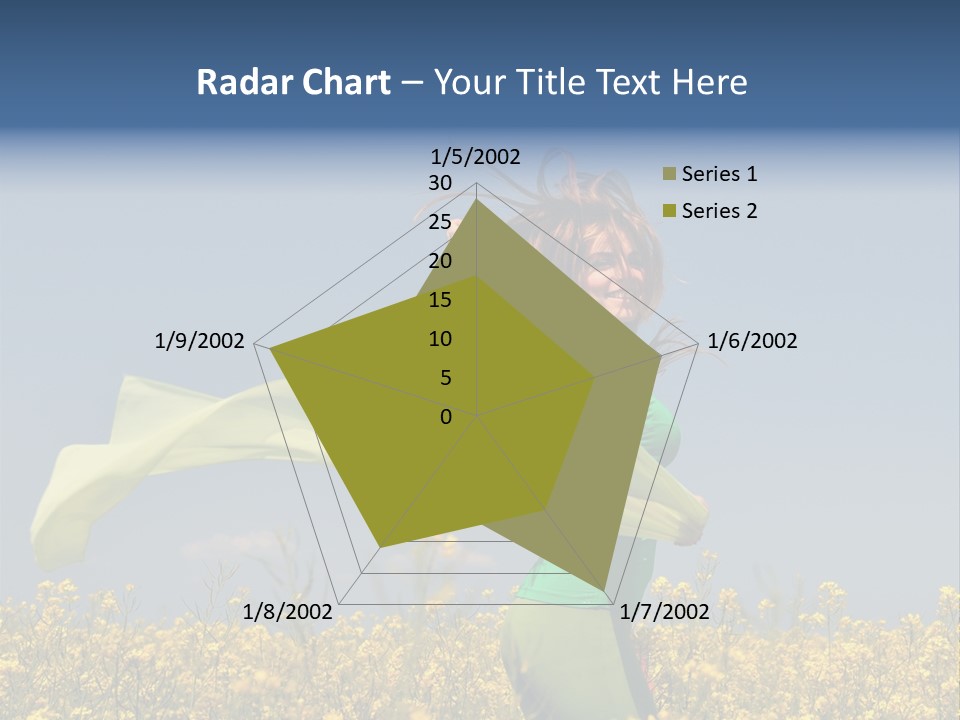 Cute Smiling Sky PowerPoint Template