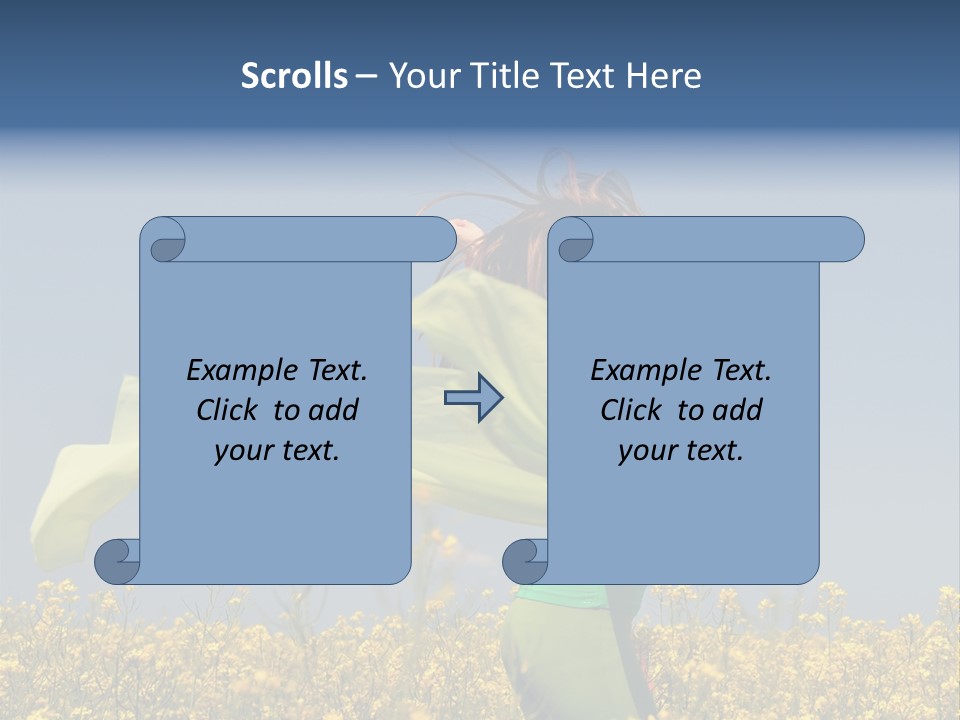 Cute Smiling Sky PowerPoint Template