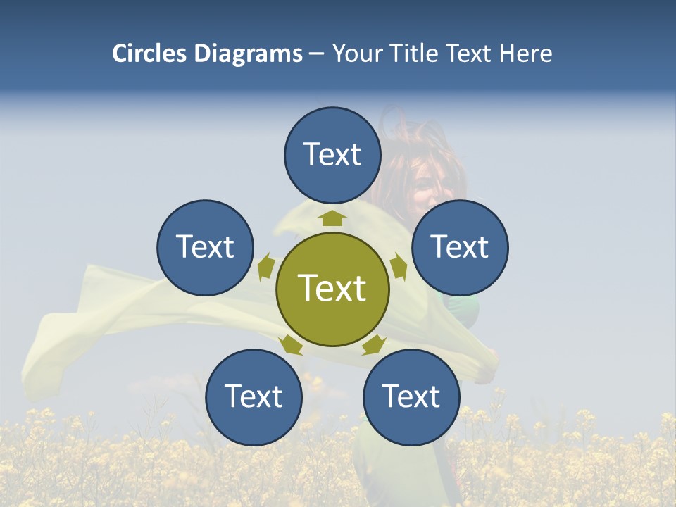 Cute Smiling Sky PowerPoint Template