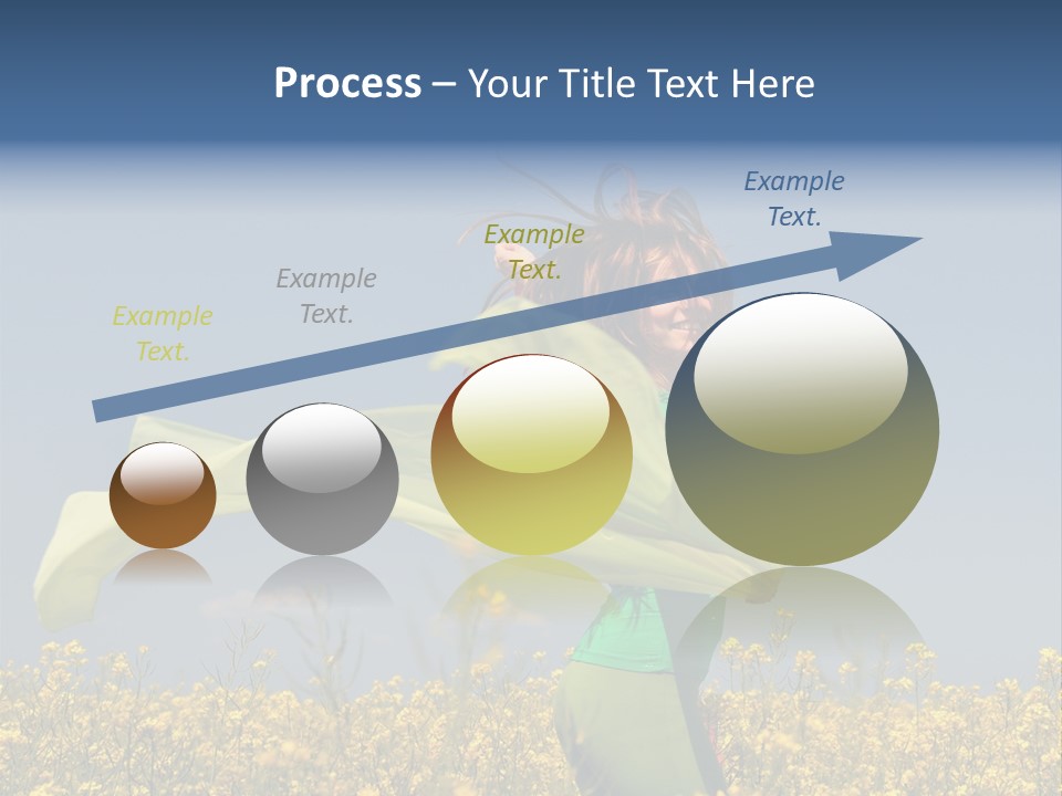 Cute Smiling Sky PowerPoint Template