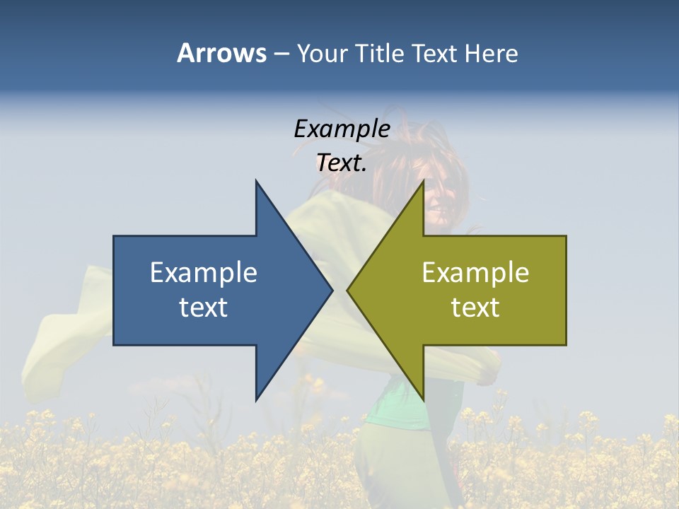 Cute Smiling Sky PowerPoint Template