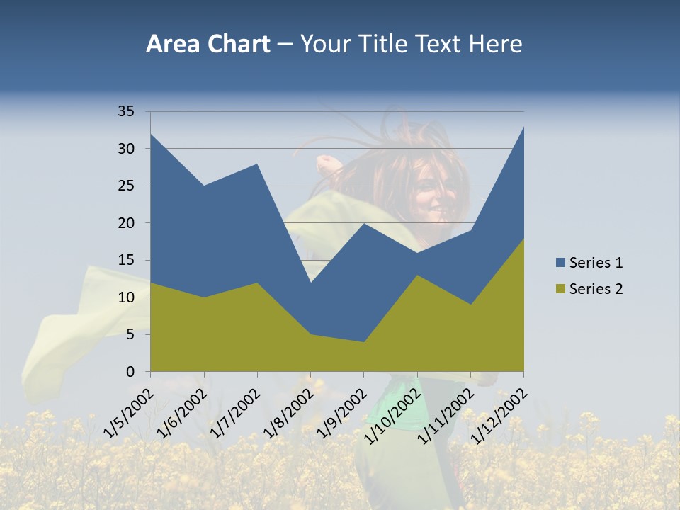 Cute Smiling Sky PowerPoint Template