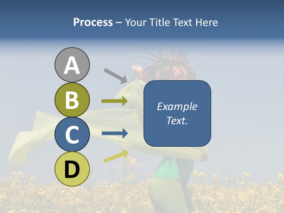 Cute Smiling Sky PowerPoint Template