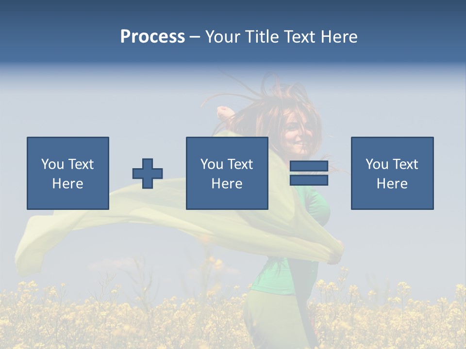 Cute Smiling Sky PowerPoint Template