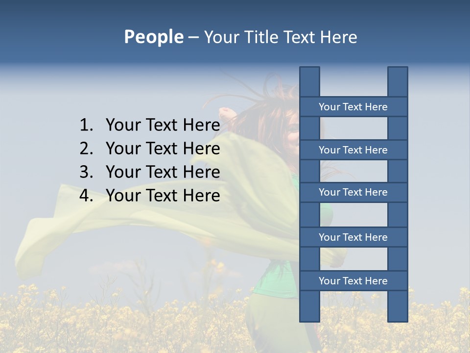 Cute Smiling Sky PowerPoint Template