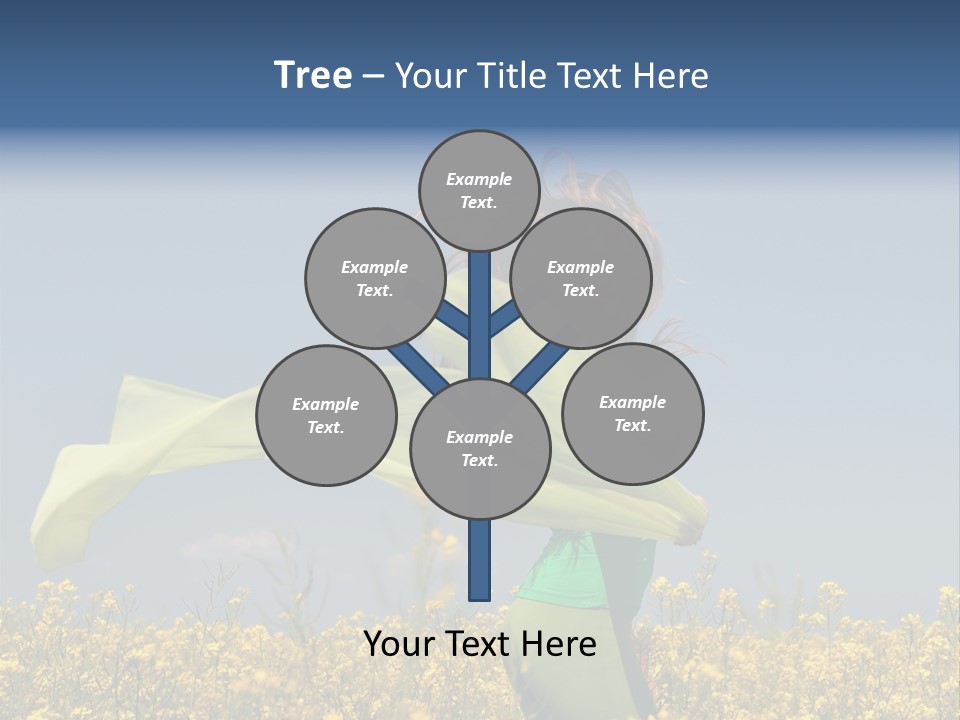 Cute Smiling Sky PowerPoint Template