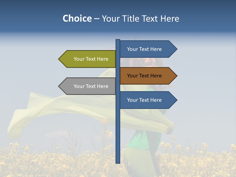 Cute Smiling Sky PowerPoint Template