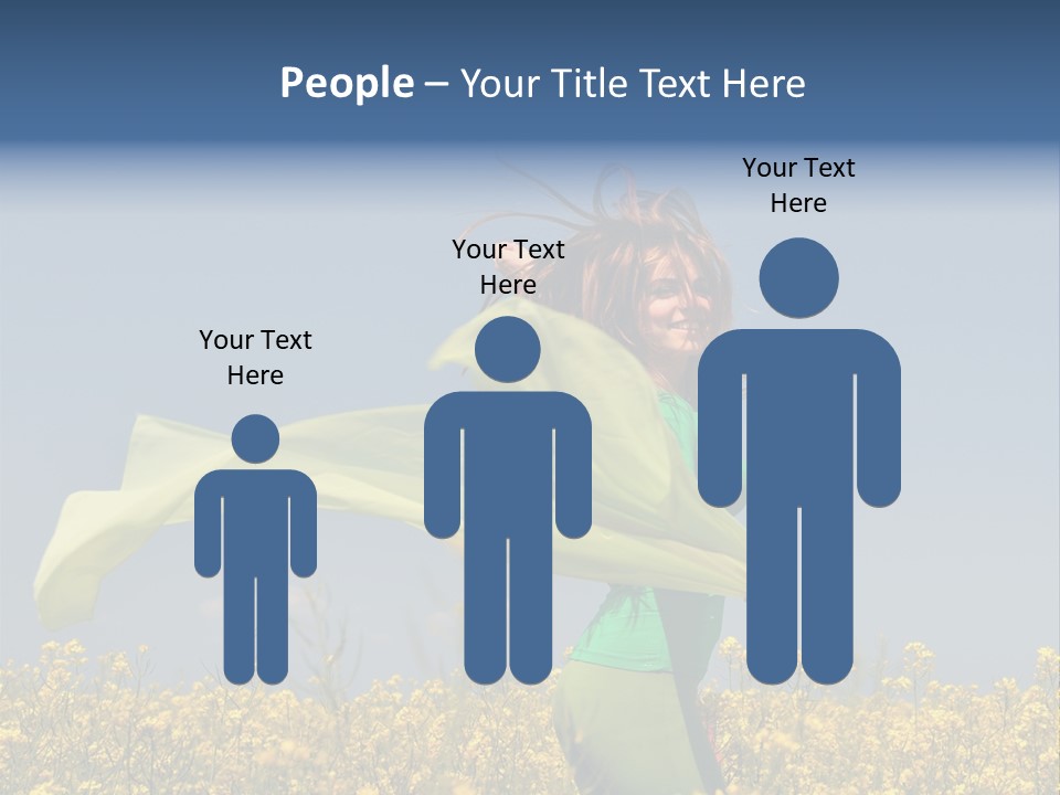 Cute Smiling Sky PowerPoint Template