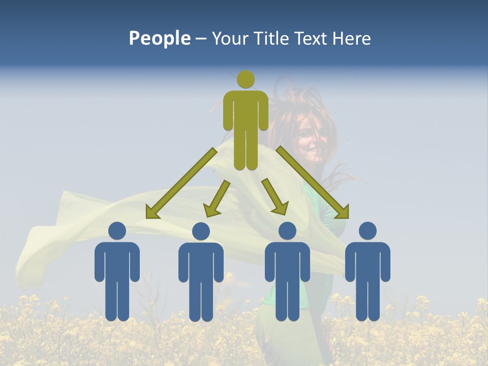 Cute Smiling Sky PowerPoint Template