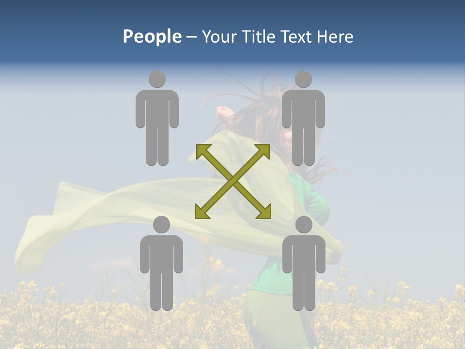 Cute Smiling Sky PowerPoint Template