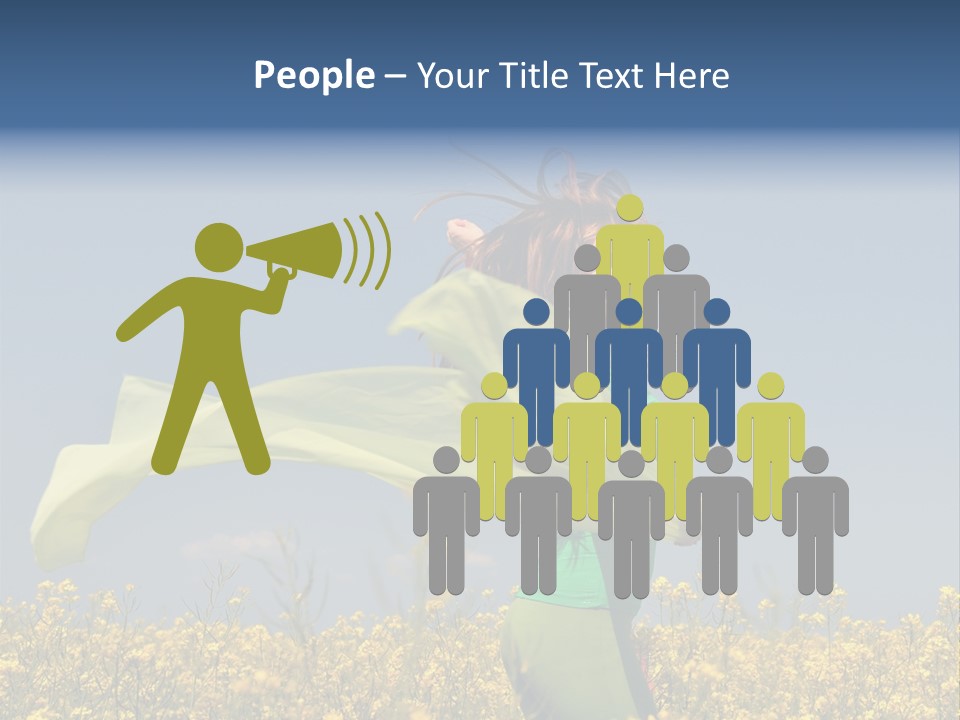 Cute Smiling Sky PowerPoint Template