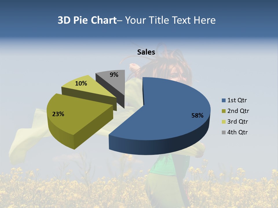Cute Smiling Sky PowerPoint Template