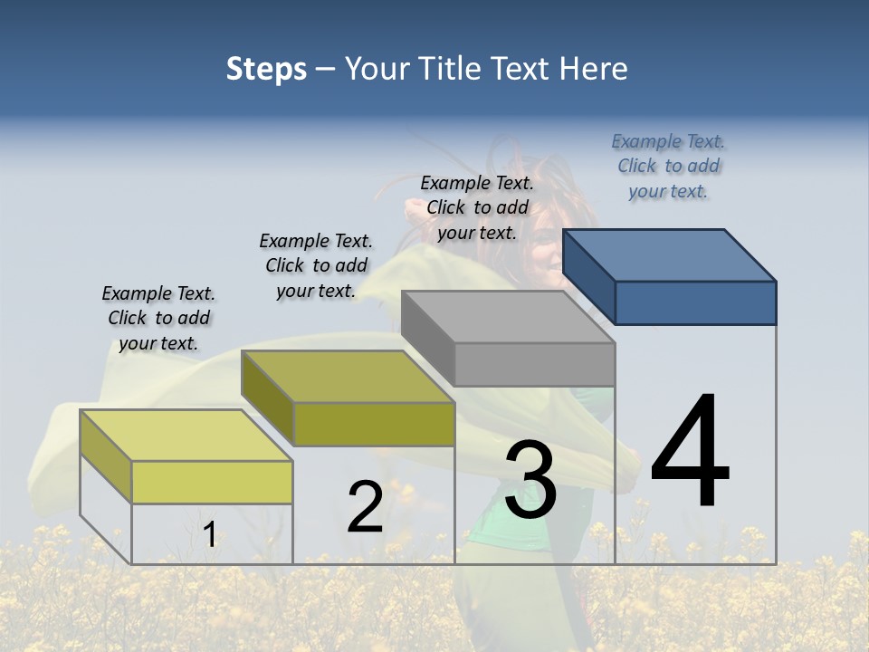 Cute Smiling Sky PowerPoint Template