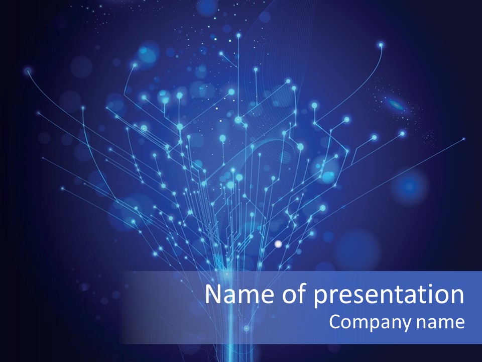 Connect Science Idea PowerPoint Template