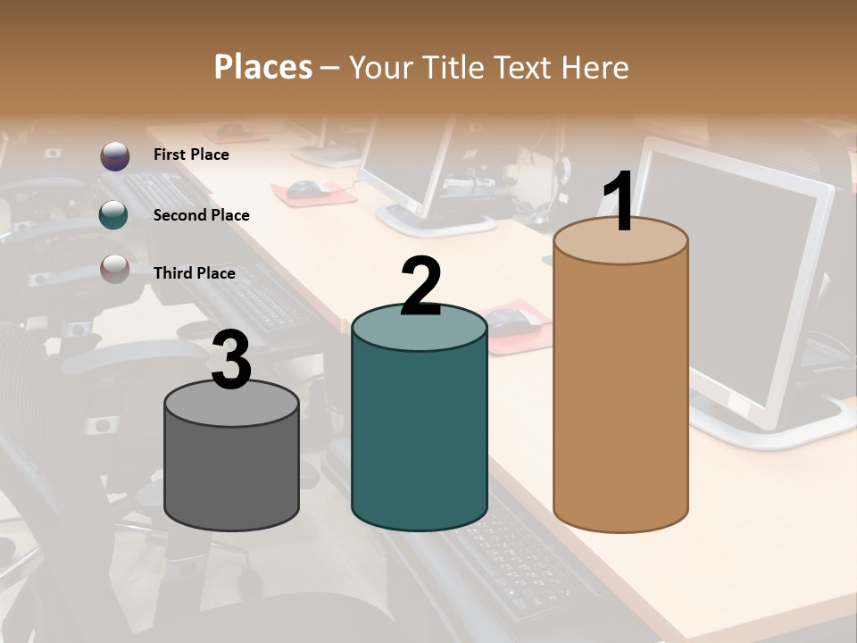 Screen Electronics University PowerPoint Template