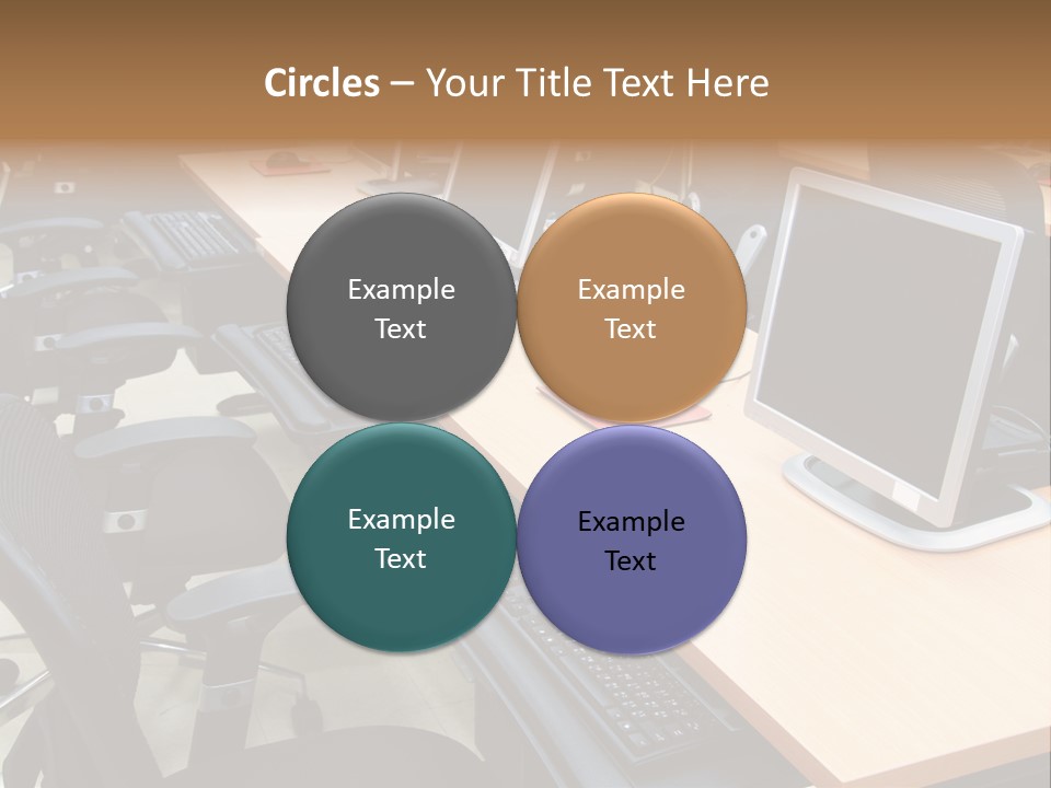 Screen Electronics University PowerPoint Template