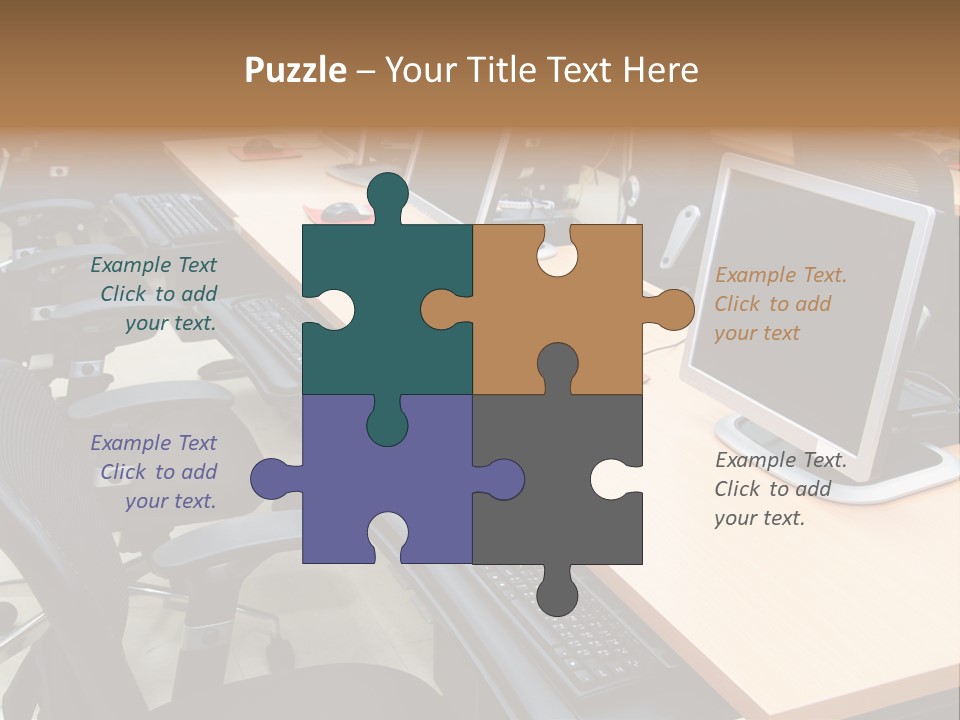 Screen Electronics University PowerPoint Template
