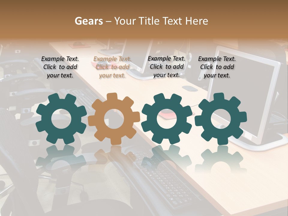 Screen Electronics University PowerPoint Template