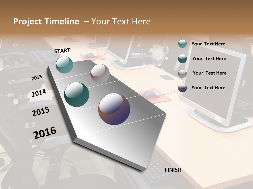 Screen Electronics University PowerPoint Template