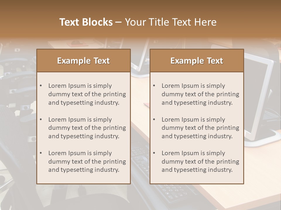 Screen Electronics University PowerPoint Template