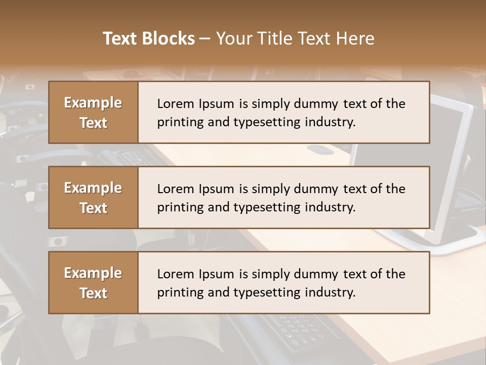 Screen Electronics University PowerPoint Template