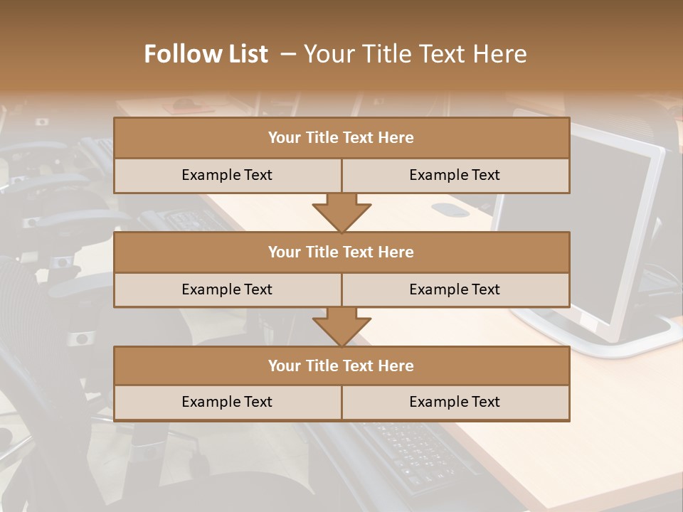 Screen Electronics University PowerPoint Template